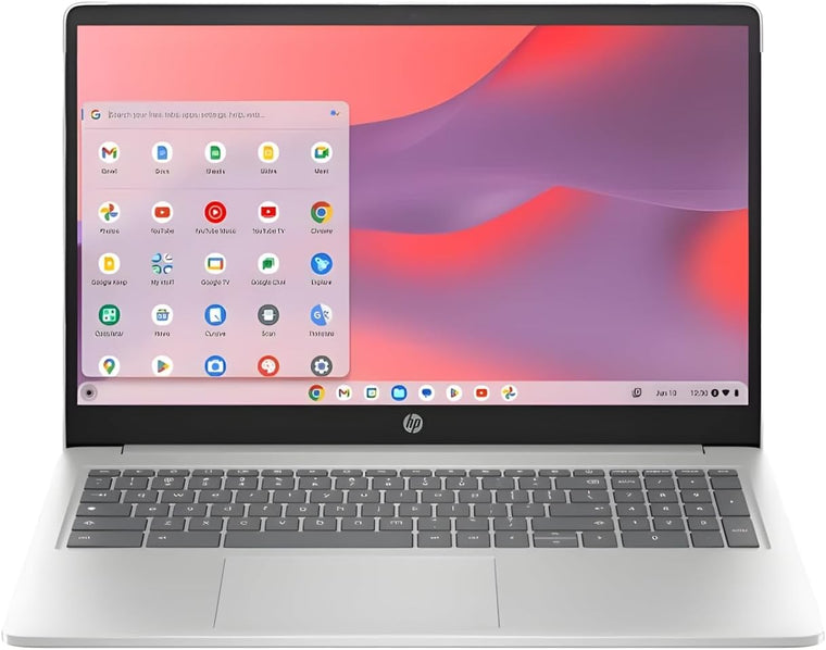 HP Laptop Chromebook 15a-nb0006na - Intel Quad-Core 4GB DDR5 RAM 128GB eMMC ChromeOS 15.6" HD Screen