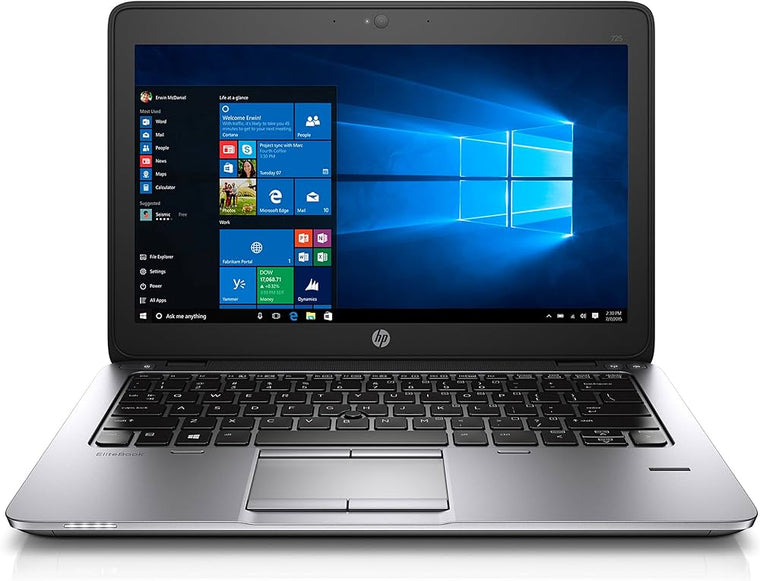 HP Laptop EliteBook 725 G3 - AMD Quad-Core 4GB RAM 500GB HDD Backlit Keyboard Windows 10 Pro 12.5" HD Screen