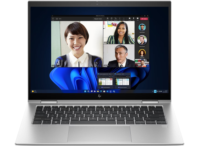 HP Laptop EliteBook x360 1040 G10 - 13th Generation Core i7 16GB DDR5 RAM 512GB SSD 2-in-1 Design Backlit Keyboard 14" IPS FHD Touchscreen
