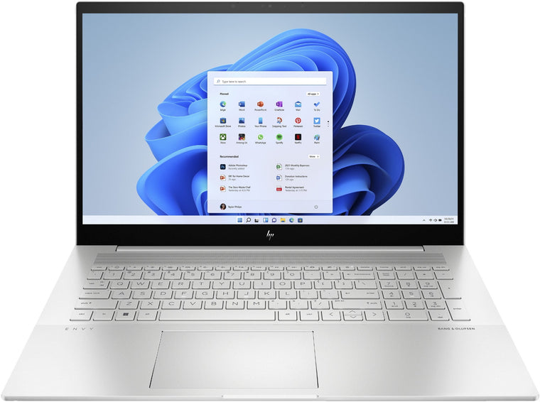 HP Laptop Envy 17-cr0503na - 12th Generation Core i7 16GB RAM 512GB SSD Backlit Keyboard 17.3" IPS FHD Touchscreen