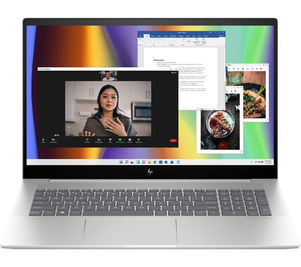 HP Laptop Envy 17-cw0501na - 13th Generation Core i7 16GB RAM 1TB SSD NVIDIA RTX 3050 Graphics WiFi 6E Backlit Keyboard 17.3" IPS FHD Touchscreen