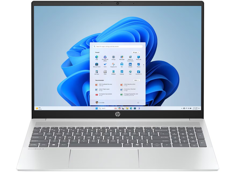 HP Laptop OmniBook 5 - Brand New AMD Ryzen AI 5 16GB DDR5 RAM 512GB SSD Backlit KB 16" IPS FHD Screen