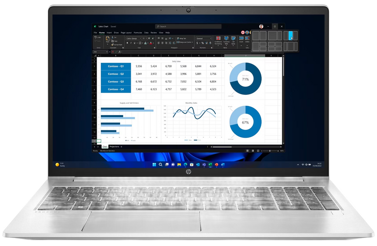 HP Laptop ProBook 450 G10 - 13th Generation Core i5 16GB RAM 256GB SSD Windows 11 Pro 15.6" FHD Screen