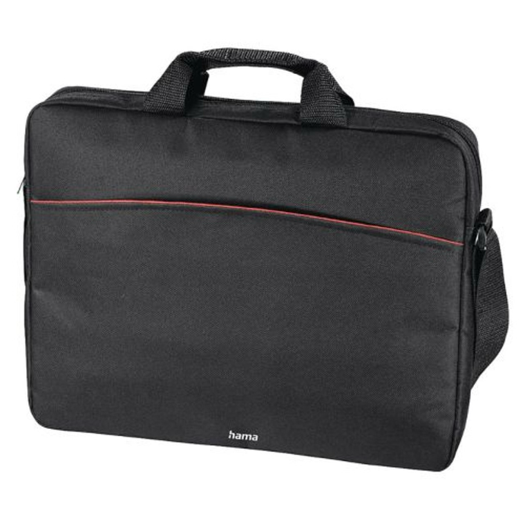 Laptop Bag, Up to 15.6 Padded Compartment Spacious Front Pocket Black - Hama