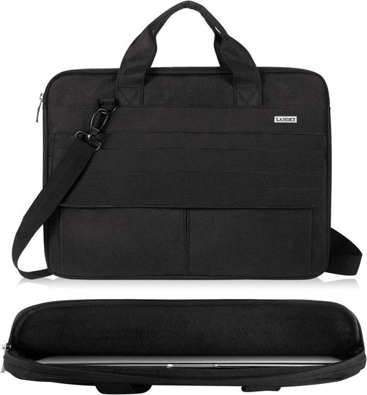 Laptop Carry Case with Shoulder Strap Black - For Laptops