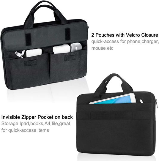 Laptop Carry Case with Shoulder Strap Black - For Laptops