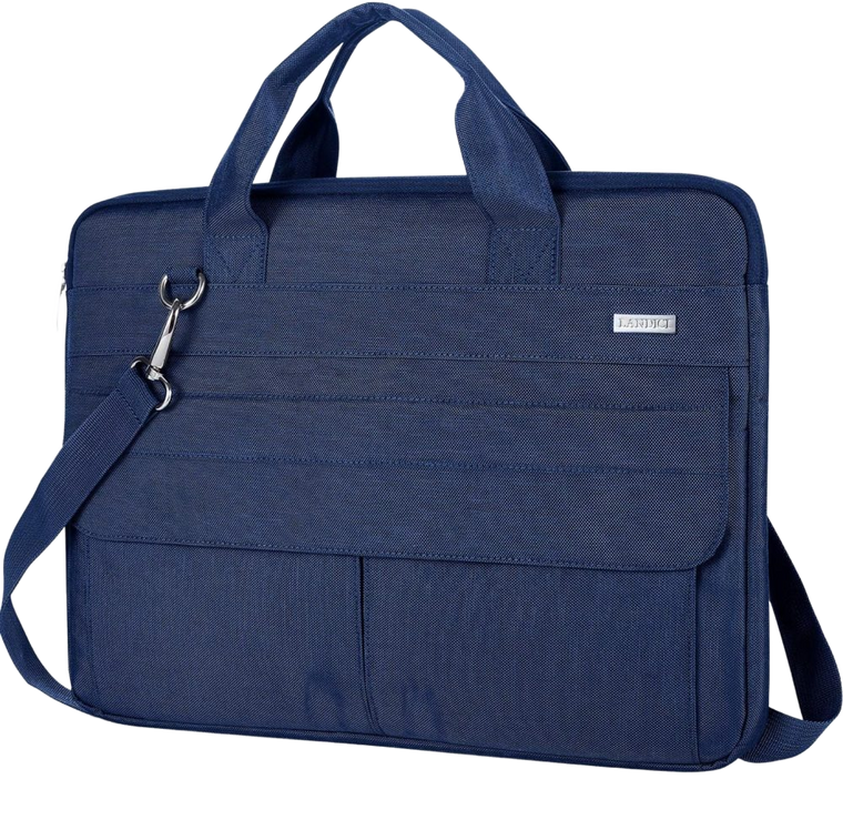 Laptop Carry Case with Shoulder Strap Blue - For Laptops up to 15.6"