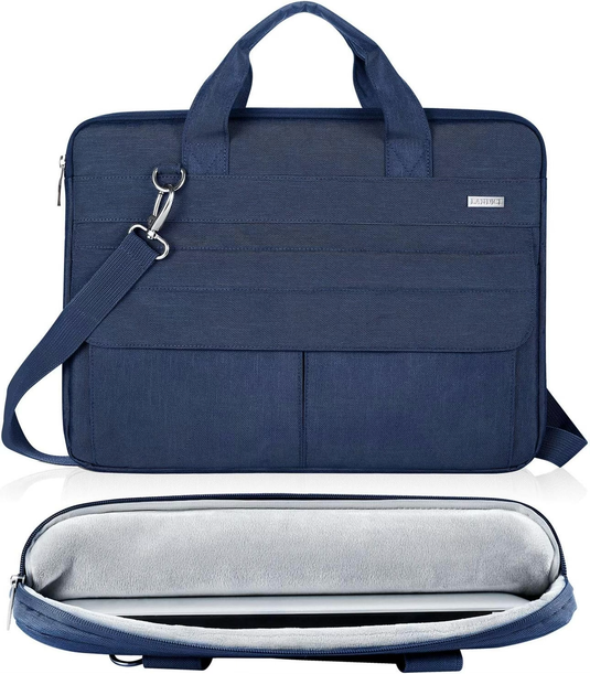 Laptop Carry Case with Shoulder Strap Blue - For Laptops up