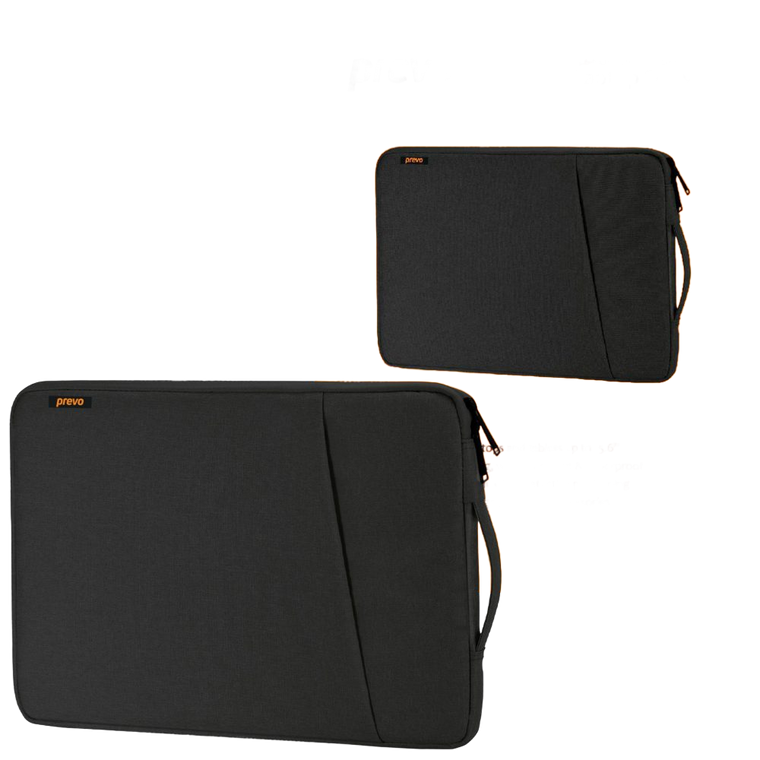Laptop Sleeve, Water Resistant, Black - For Laptops up to 15.6"