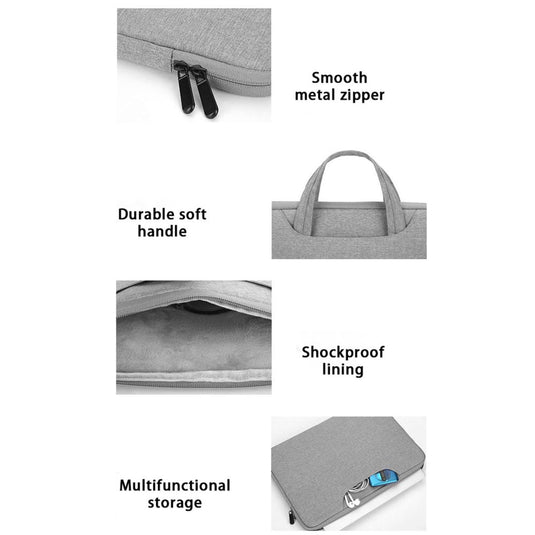 Laptop Sleeve Water Resistant Grey - For Laptops up to 14’’