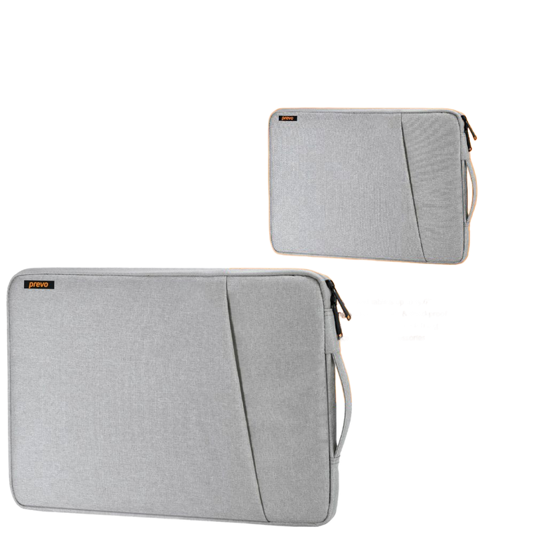 Laptop Sleeve, Water Resistant, Grey - For Laptops up to 15.6"