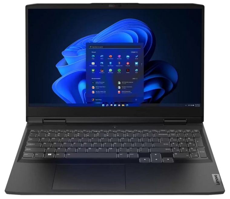 Lenovo Gaming Laptop IdeaPad 3 - 6th Generation Ryzen 5 16GB DDR5 RAM 512GB SSD Backlit Keyboard NVIDIA RTX 3050 15.6" 120Hz Screen