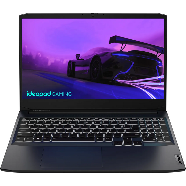 Lenovo Gaming Laptop IdeaPad 3 - H-Series Core i5 8GB RAM 256GB SSD Backlit KB NVIDIA GTX 1650 Graphics 15.6" FHD Screen