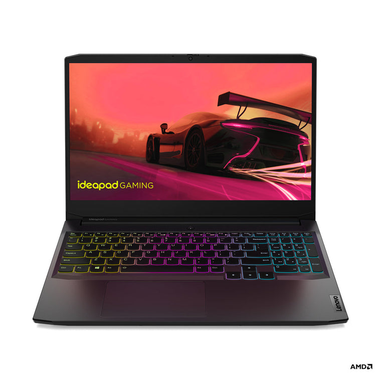 Lenovo Gaming Laptop IdeaPad 3 - H-Series Ryzen 5 16GB RAM 512GB SSD NVIDIA RTX 3060 Graphics 15.6" 120Hz FHD Screen