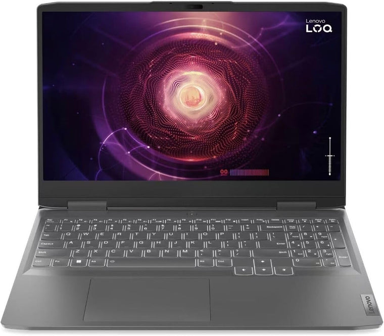 Lenovo Gaming Laptop LOQ - 13th Generation H-Series i5 16GB DDR5 RAM 512GB Backlit Keyboard 6GB NVIDIA RTX 3050 Graphics 15.6" 144Hz FHD Screen