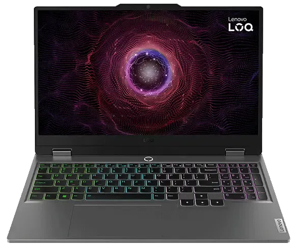 Lenovo Gaming Laptop LOQ - 8th Generation H-Series Ryzen 7 16GB DDR5 RAM 512GB SSD RGB Backlit Keyboard 6GB NVIDIA RTX 4050 Graphics 15.6" 144Hz FHD Screen