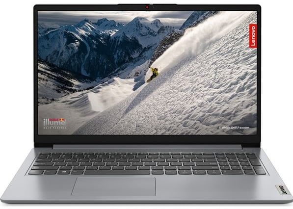 Lenovo Laptop IdeaPad 1-15 - Intel Dual-Core 8GB RAM 256GB SSD Windows 11 Home 15.6" FHD Screen