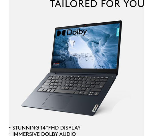 Lenovo Laptop IdeaPad 1i-14 - Intel Dual-Core 4GB RAM 128GB
