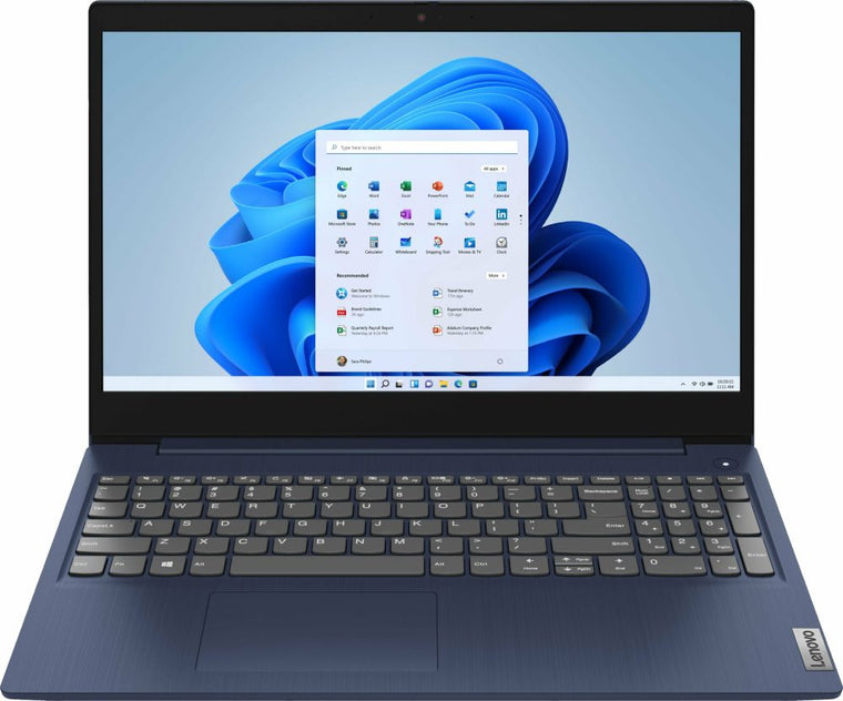 Lenovo Laptop IdeaPad 3-15 - Intel Dual-Core 4GB RAM 128GB SSD Windows 11 Home 15.6" HD Screen