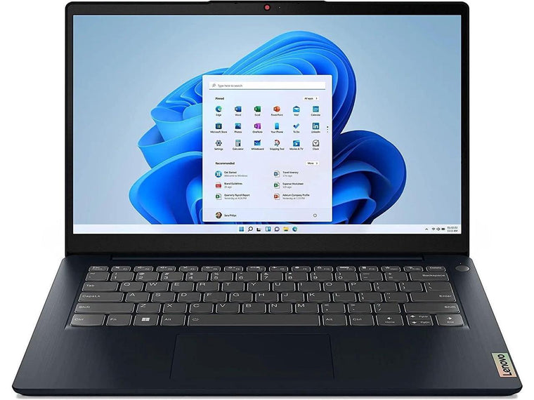 Lenovo Laptop IdeaPad 3i-14 - Intel Dual-Core 8GB RAM 128GB SSD Windows 11 Home 14" FHD Screen