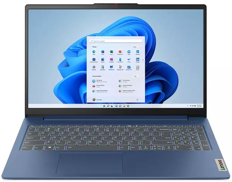 Lenovo Laptop IdeaPad Slim 3 - AMD Dual-Core 8GB DDR5 RAM 128GB SSD Windows 11 Home 15.6" FHD Screen