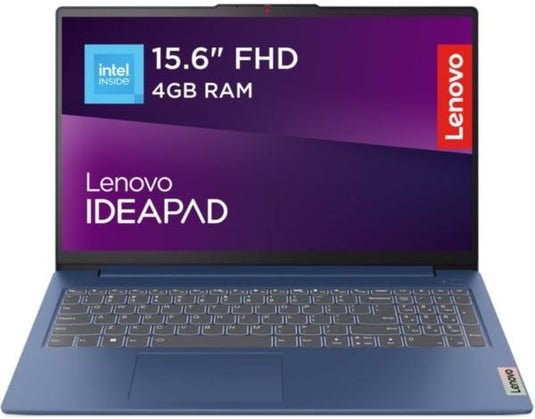 Lenovo Laptop IdeaPad Slim 3 - Intel Quad-Core 4GB DDR5 RAM