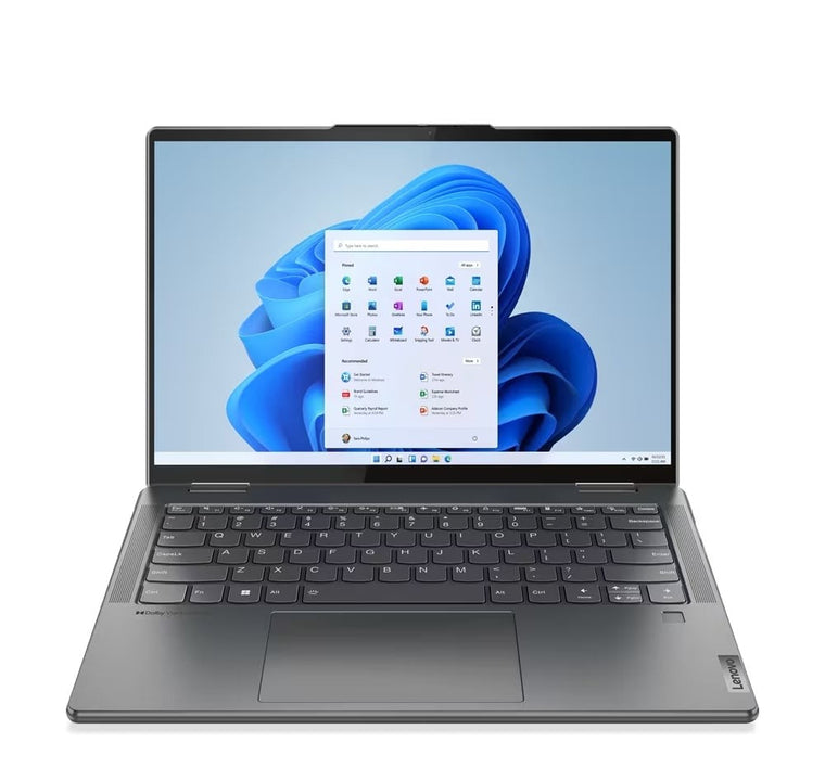 Lenovo Laptop Yoga 7 - 6th Generation Ryzen 7 16GB DDR5 RAM 512GB SSD WiFi 6E 2-in-1 Design Backlit Keyboard 14" 2.2K IPS Touchscreen