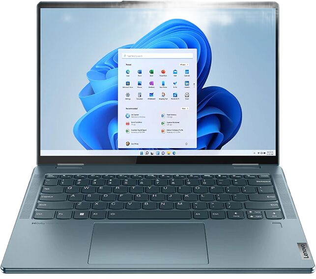 Lenovo Laptop Yoga 7 - 7th Generation Ryzen 7 16GB DDR5 RAM 1TB SSD Stylus Pen Backlit Keyboard 14" OLED FHD+ Touchscreen