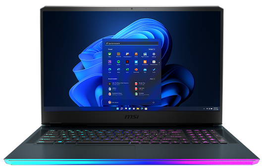 MSI Gaming laptop GE76 Raider - H-Series Core i7 16GB RAM