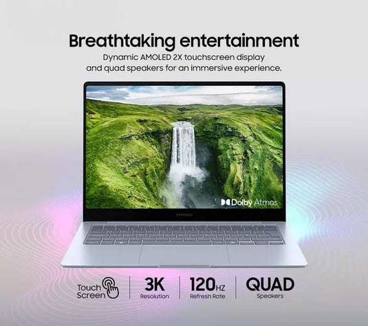 Samsung Laptop Galaxy Book4 Edge - 12-Core Snapdragon X