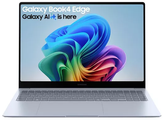 Samsung Laptop Galaxy Book4 Edge - Snapdragon X Elite Processor 16GB DDR5 RAM 1TB SSD 1.54KG Weight Backlit Keyboard 16" 3K AMOLED Touchscreen