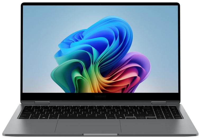Samsung Laptop Galaxy Book5 360 - Ultra 7 Series 2 16GB DDR5 RAM 512GB SSD Wi-Fi 7 Backlit KB 15.6" AMOLED FHD Touchscreen