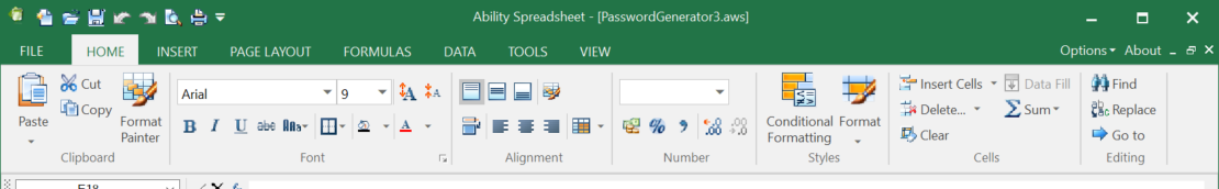 Ability Office Standard - Letter Writing & Spreadsheet