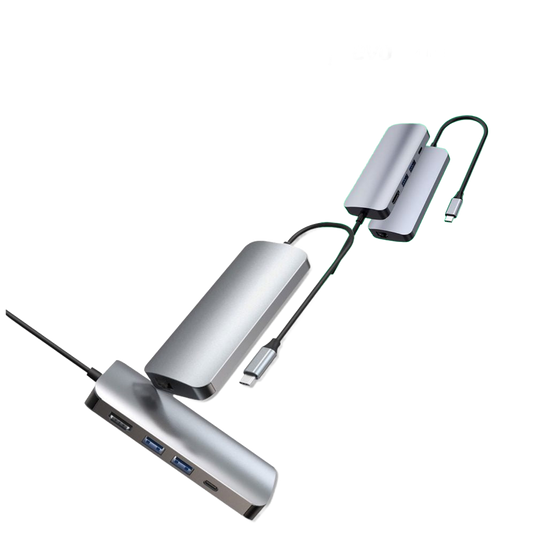 USB Type-C 4-In-1 Hub Docking Station with USB Type-C USB