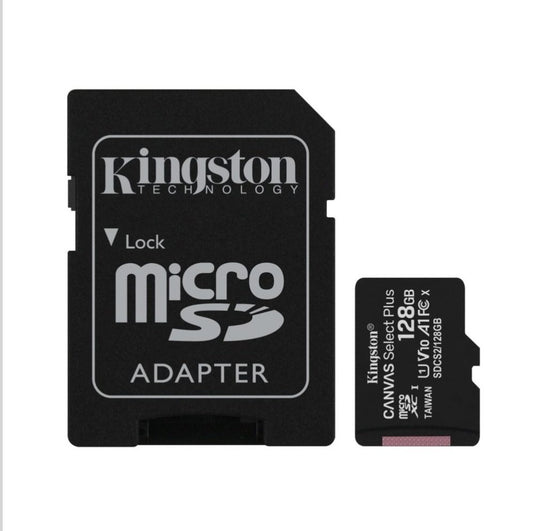 Kingston 128GB MicroSD with SD Adapter