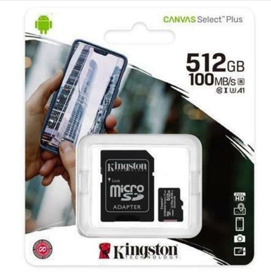Kingston 512GB MicroSD with SD Adapter