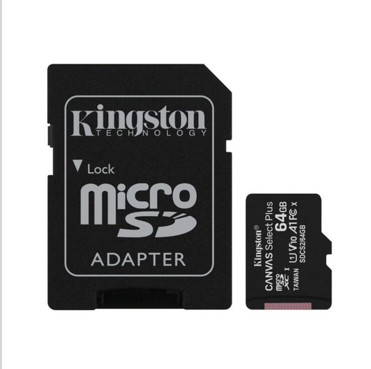 Kingston 64GB MicroSD with SD Adapter