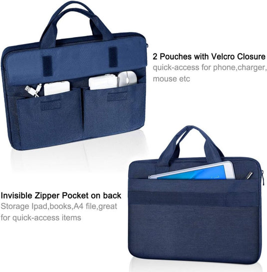 Laptop Carry Case with Shoulder Strap, Blue - For Laptops up to 15.6"