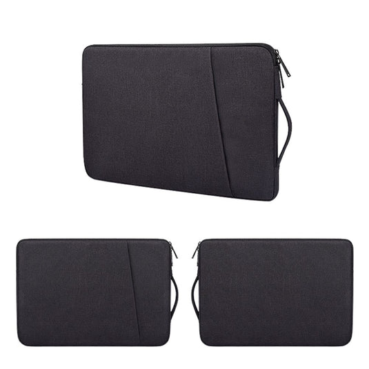 Laptop Sleeve, Water Resistant, Black - For Laptops up to 15.6"