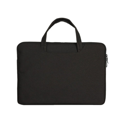 Laptop Sleeve with Shoulder Strap, Water Resistant, Black - For Laptops up to 15.6"