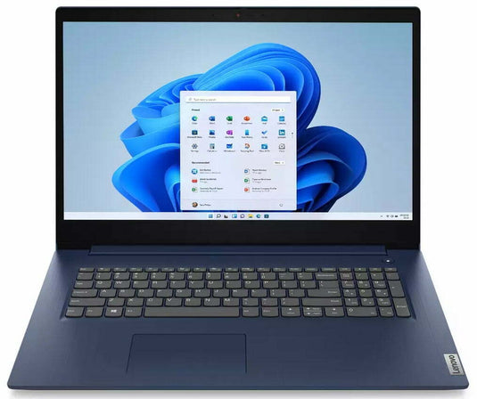 Lenovo Laptop IdeaPad 3i-17 - Intel Dual-Core 8GB RAM 128GB SSD Windows 11 Home 17.3" HD+ Screen