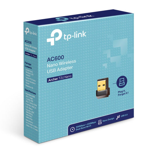 Nano Wireless USB Adapter, Dual Band, Advanced Security - TP-Link