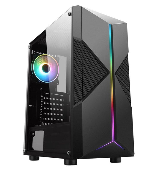 Pyro Gaming PC - AMD Ryzen 3, 8GB RAM, 512GB SSD, Vega 8 Graphics, ARGB Lighting, Gaming Desktop